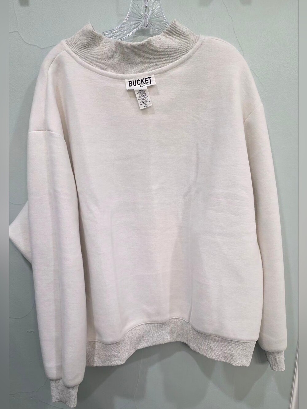 BUCKETLIST NWOT Lake/Mountains Reversible Mock Sweatshirt - Picture 13 of 14